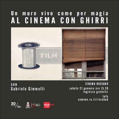 "Un muro vivo come per magia. Al cinema con Ghirri" - Incontro con Gabriele Gimmelli